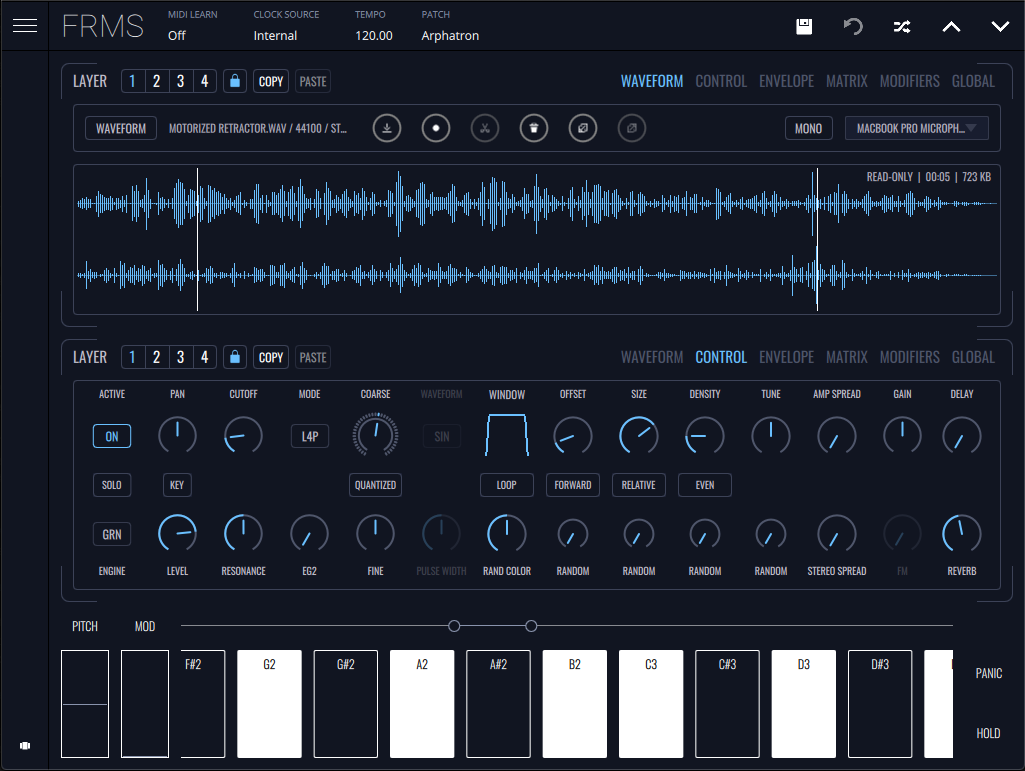 Imaginando FRMS - Granular/FM/Subtractive Hybrid Synth